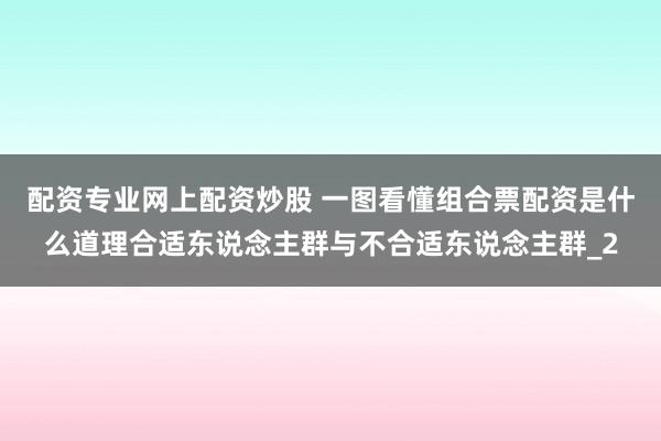 配资专业网上配资炒股 一图看懂组合票配资是什么道理合适东说念主群与不合适东说念主群_2